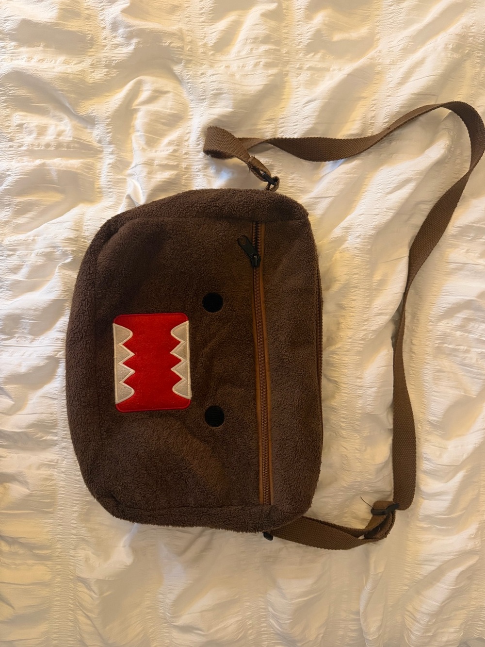 Domo-kun Plush Crossbody Shoulder Bag✨